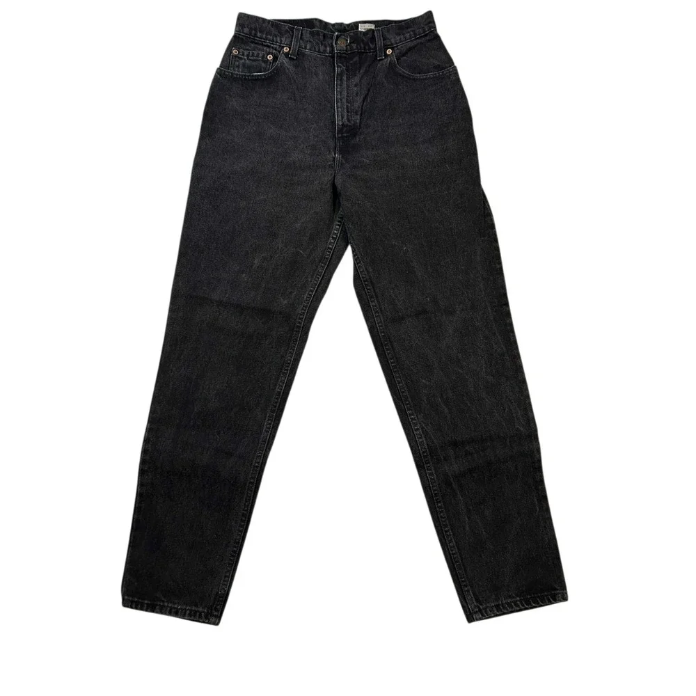 Vintage Levis 551 30x29 Jeans‎ Womens 12 Black Relaxed Fit Tapered Leg  Denim